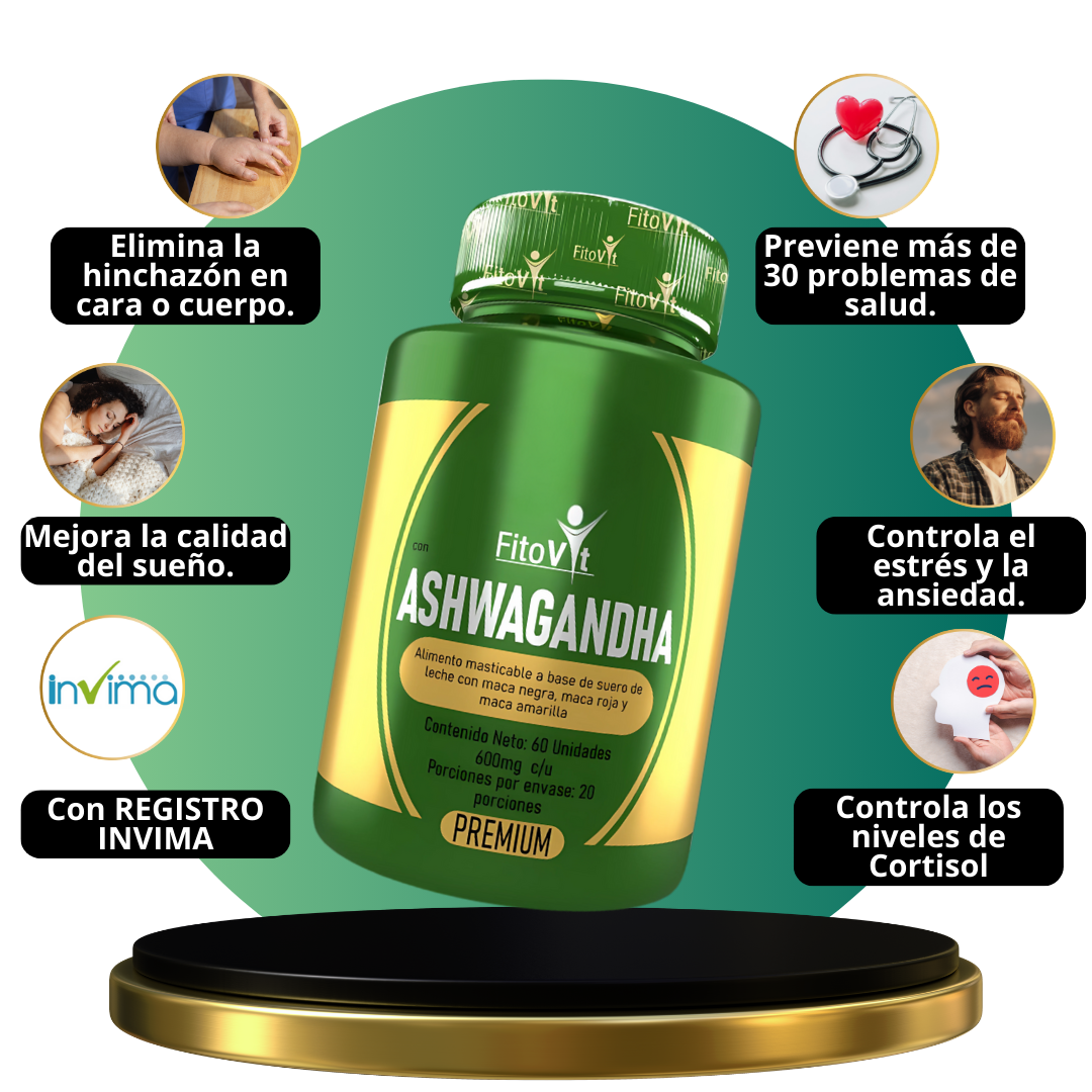 Ashwagandha: revitaliza tu cuerpo desde adentro, activa tu juventud.