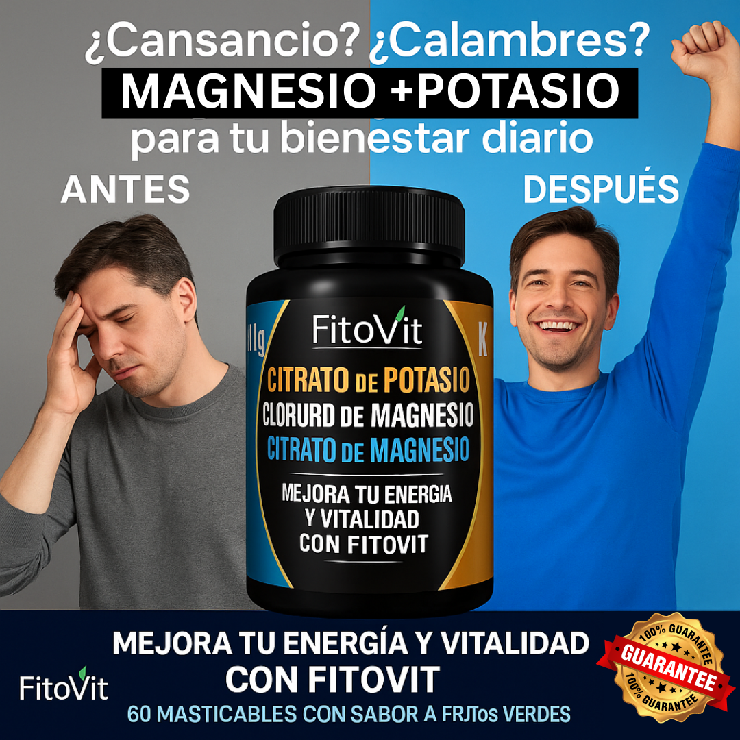 Citrato de Magnesio Descanso Profundo y Vitalidad