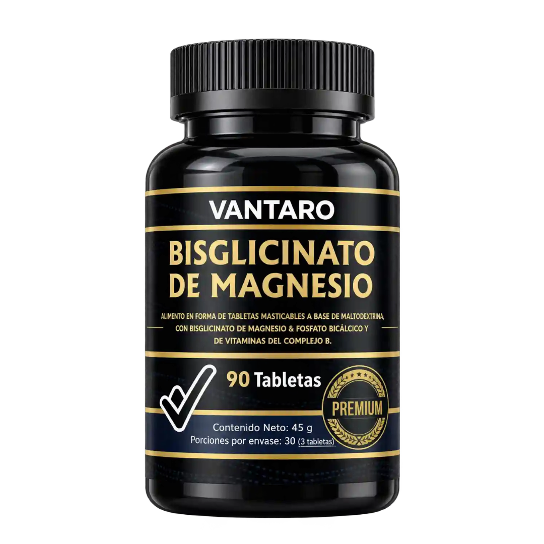 Bisglicinato de Magnesio 500mg - 90 Tabletas (Copia)