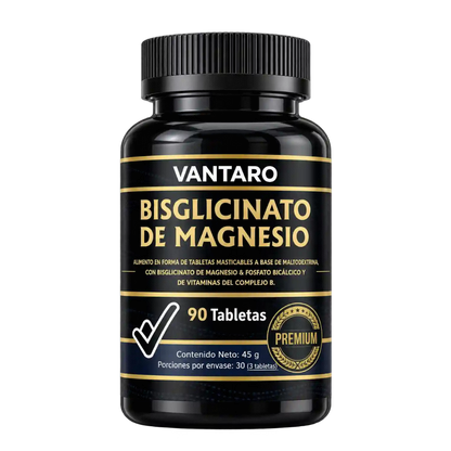 Bisglicinato de Magnesio 500mg - 90 Tabletas (Copia)