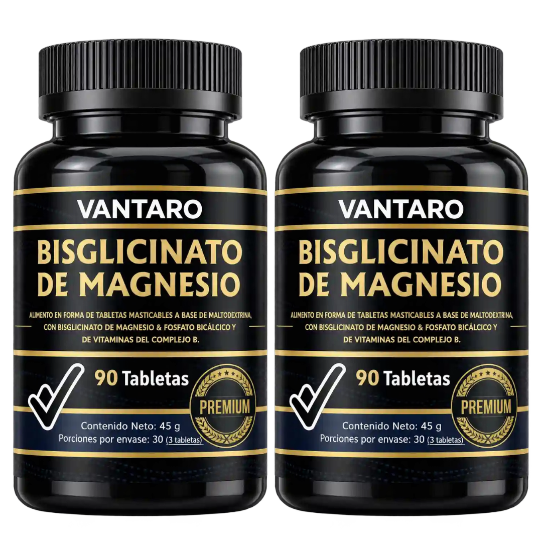 Bisglicinato de Magnesio 500mg - 90 Tabletas (Copia)