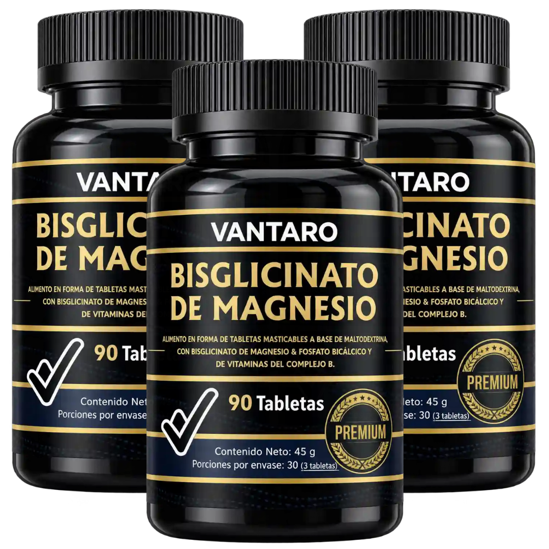Bisglicinato de Magnesio 500mg - 90 Tabletas (Copia)