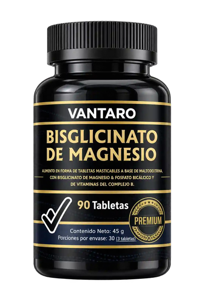 Bisglicinato de Magnesio 500mg - 90 Tabletas (Copia)