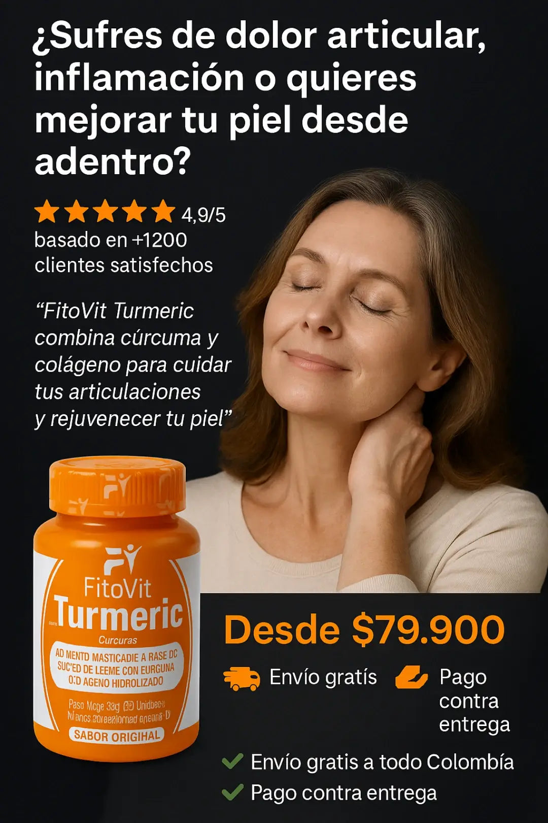 TURMERIC CÚRCUMA X60 EL MEJOR DEL MERCADO